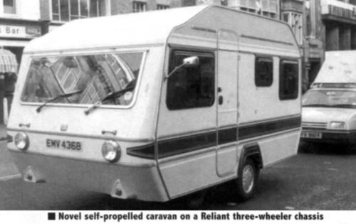 Robin Reliant based caravan