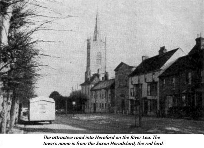 Hereford on the river Lea